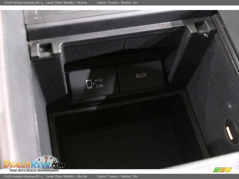 2018 Honda Odyssey EX-L Lunar Silver Metallic / Mocha Photo #20