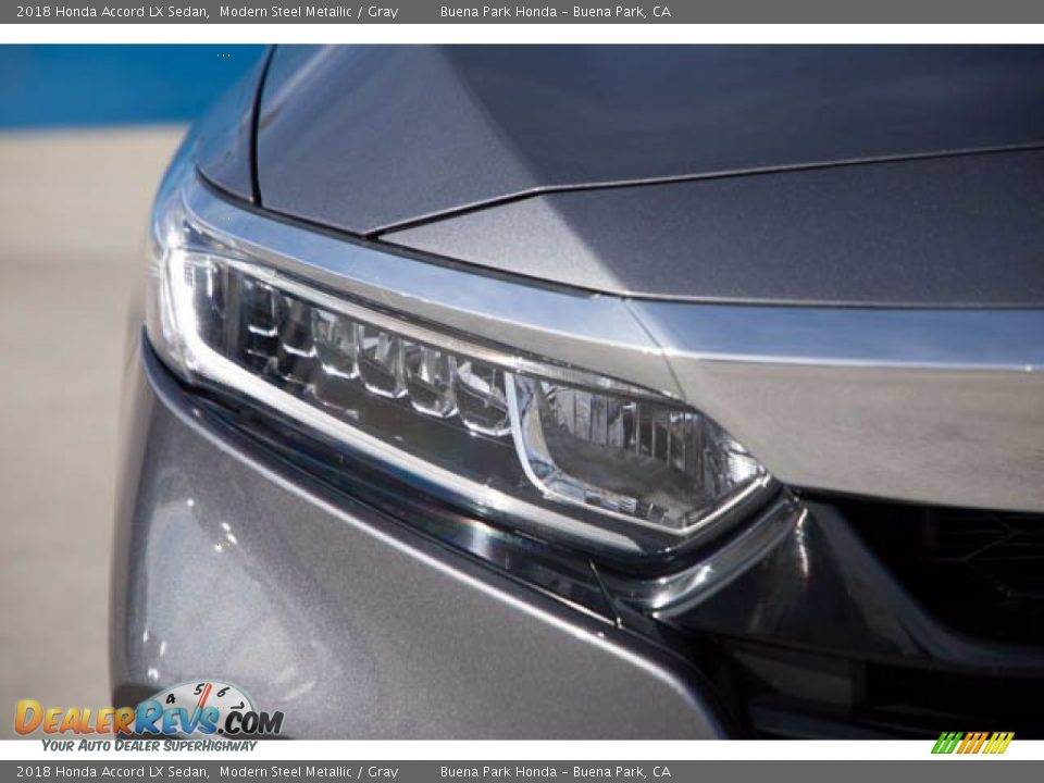 2018 Honda Accord LX Sedan Modern Steel Metallic / Gray Photo #8