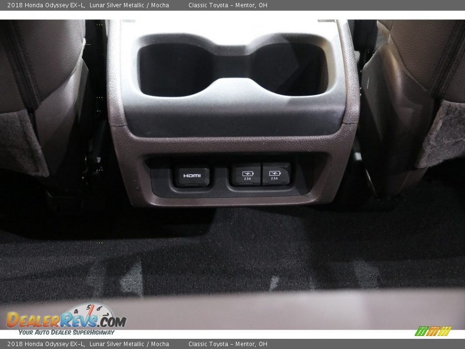 2018 Honda Odyssey EX-L Lunar Silver Metallic / Mocha Photo #27