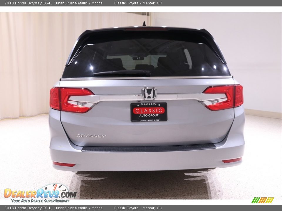 2018 Honda Odyssey EX-L Lunar Silver Metallic / Mocha Photo #28