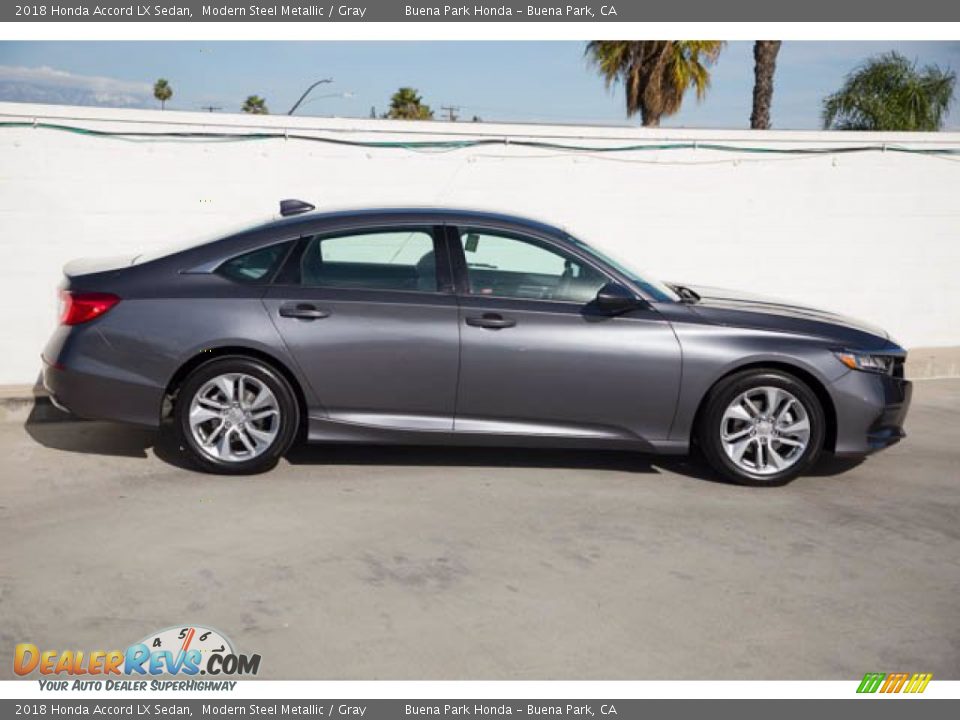 2018 Honda Accord LX Sedan Modern Steel Metallic / Gray Photo #14