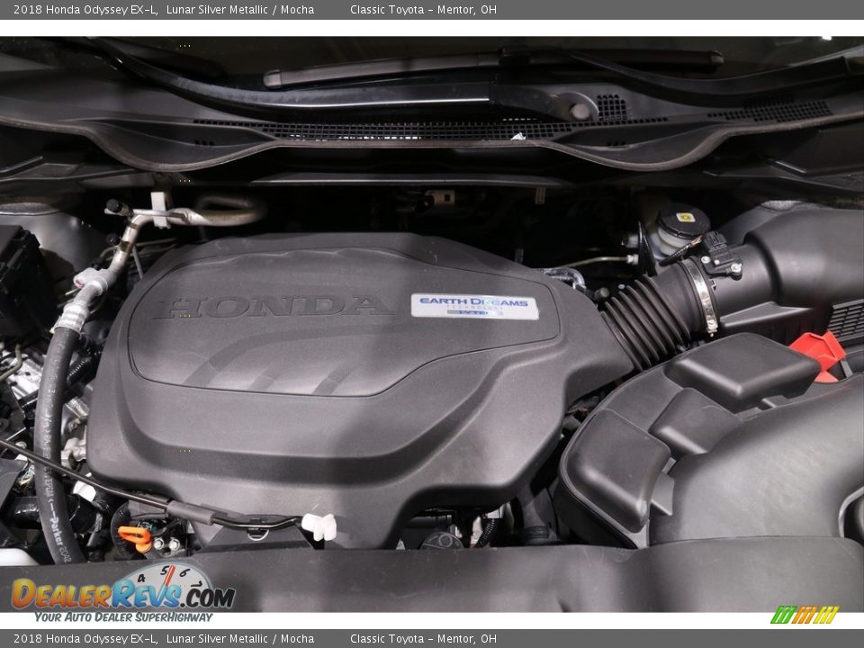 2018 Honda Odyssey EX-L Lunar Silver Metallic / Mocha Photo #29