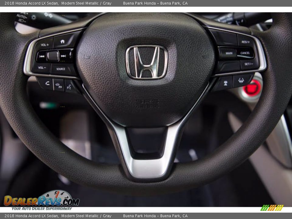 2018 Honda Accord LX Sedan Modern Steel Metallic / Gray Photo #15