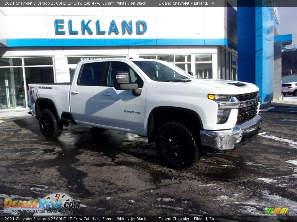 2021 Chevrolet Silverado 2500HD LT Crew Cab 4x4 Summit White / Jet Black Photo #1