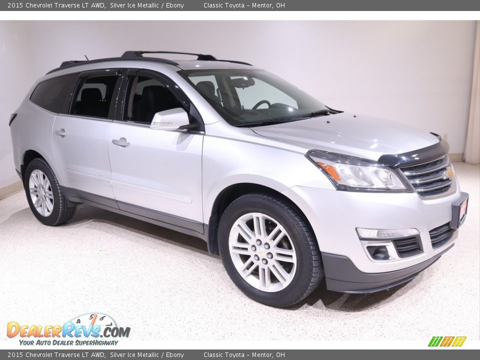 2015 Chevrolet Traverse LT AWD Silver Ice Metallic / Ebony Photo #1