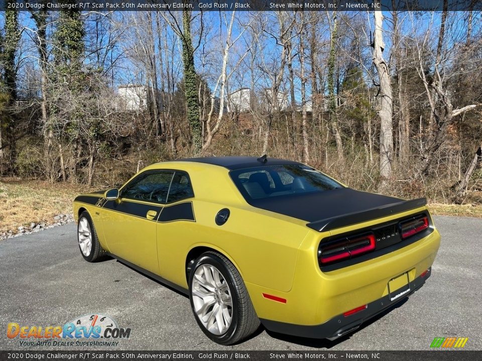 2020 Dodge Challenger R/T Scat Pack 50th Anniversary Edition Gold Rush / Black Photo #8
