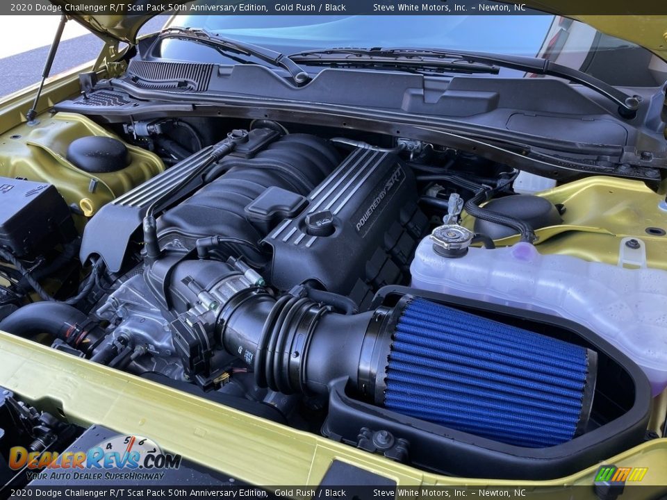2020 Dodge Challenger R/T Scat Pack 50th Anniversary Edition 392 SRT 6.4 Liter HEMI OHV 16-Valve VVT MDS V8 Engine Photo #9