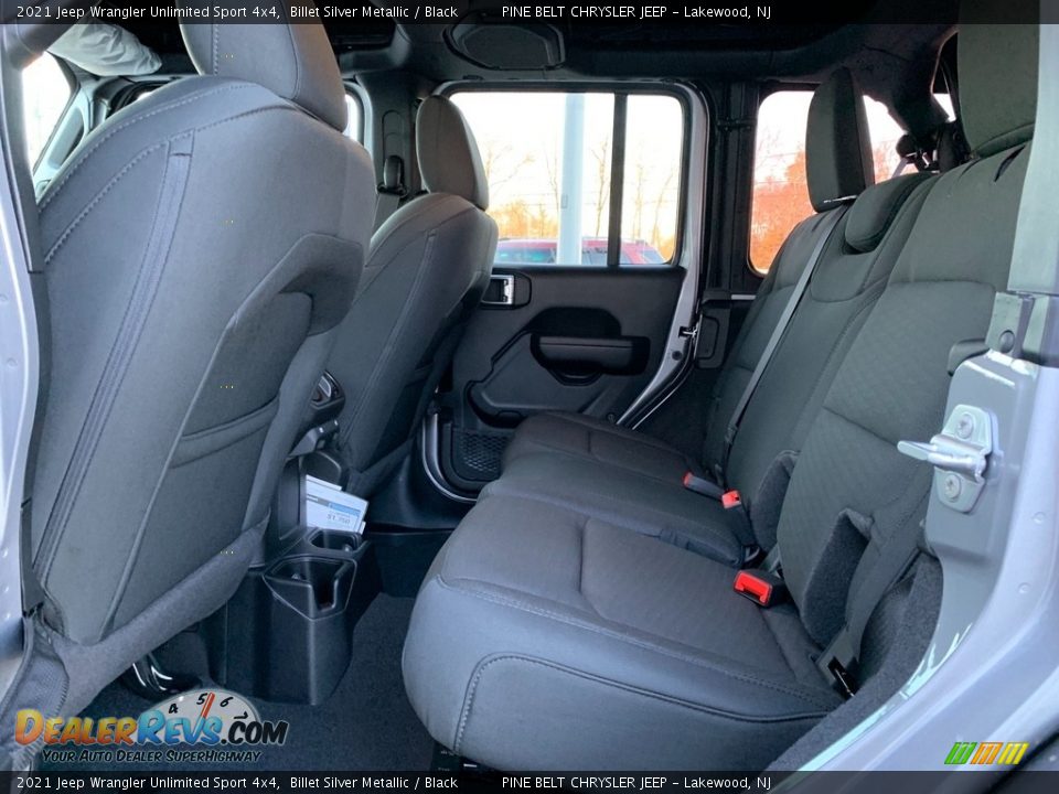 2021 Jeep Wrangler Unlimited Sport 4x4 Billet Silver Metallic / Black Photo #9