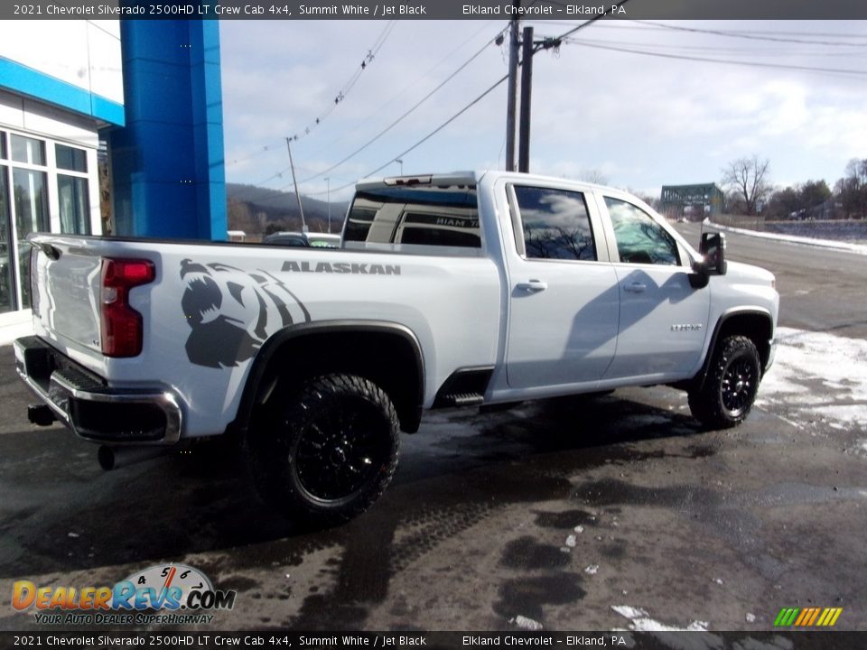 2021 Chevrolet Silverado 2500HD LT Crew Cab 4x4 Summit White / Jet Black Photo #3