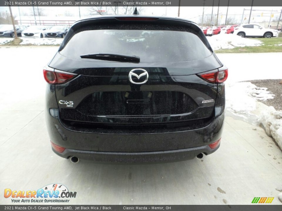 2021 Mazda CX-5 Grand Touring AWD Jet Black Mica / Black Photo #5