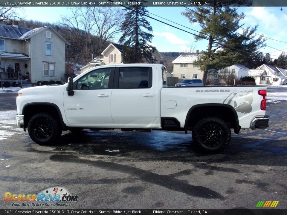 2021 Chevrolet Silverado 2500HD LT Crew Cab 4x4 Summit White / Jet Black Photo #5