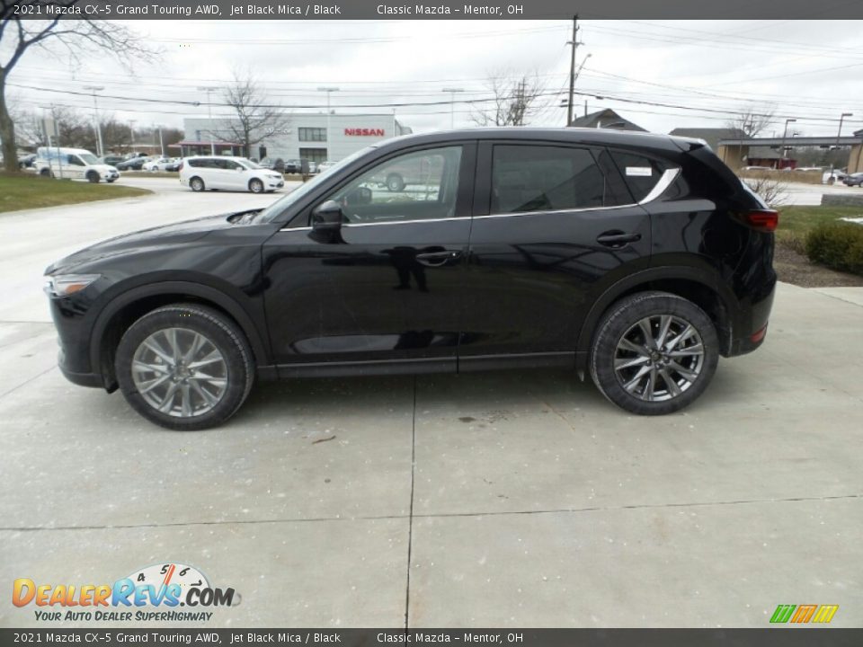 2021 Mazda CX-5 Grand Touring AWD Jet Black Mica / Black Photo #6