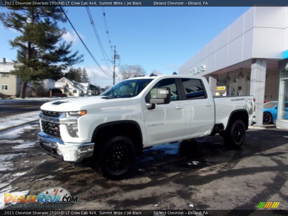 2021 Chevrolet Silverado 2500HD LT Crew Cab 4x4 Summit White / Jet Black Photo #6