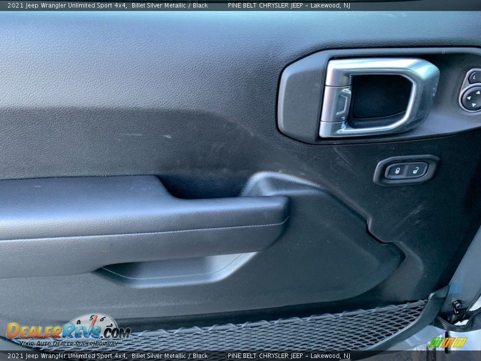 2021 Jeep Wrangler Unlimited Sport 4x4 Billet Silver Metallic / Black Photo #13