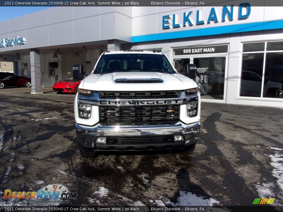 2021 Chevrolet Silverado 2500HD LT Crew Cab 4x4 Summit White / Jet Black Photo #7