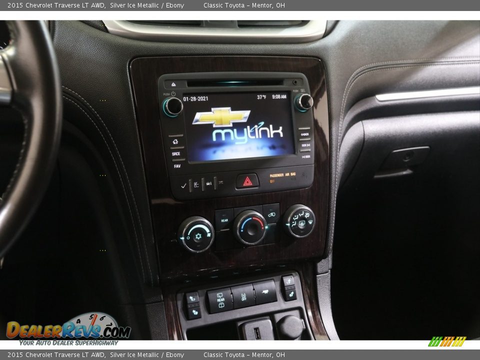 2015 Chevrolet Traverse LT AWD Silver Ice Metallic / Ebony Photo #9