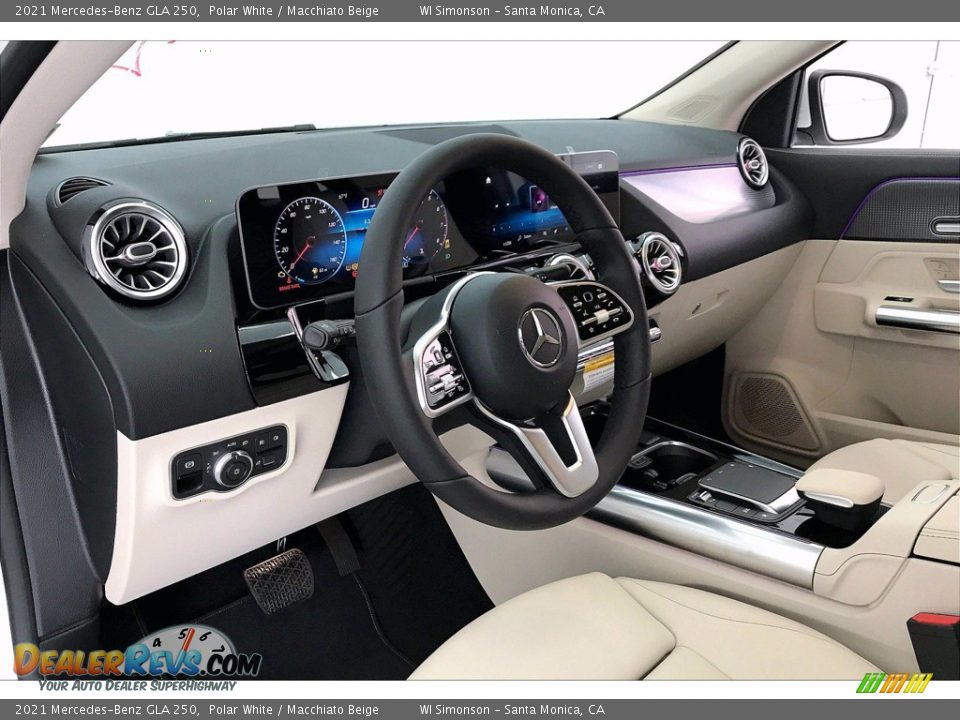 2021 Mercedes-Benz GLA 250 Polar White / Macchiato Beige Photo #4