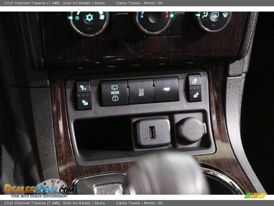 2015 Chevrolet Traverse LT AWD Silver Ice Metallic / Ebony Photo #14
