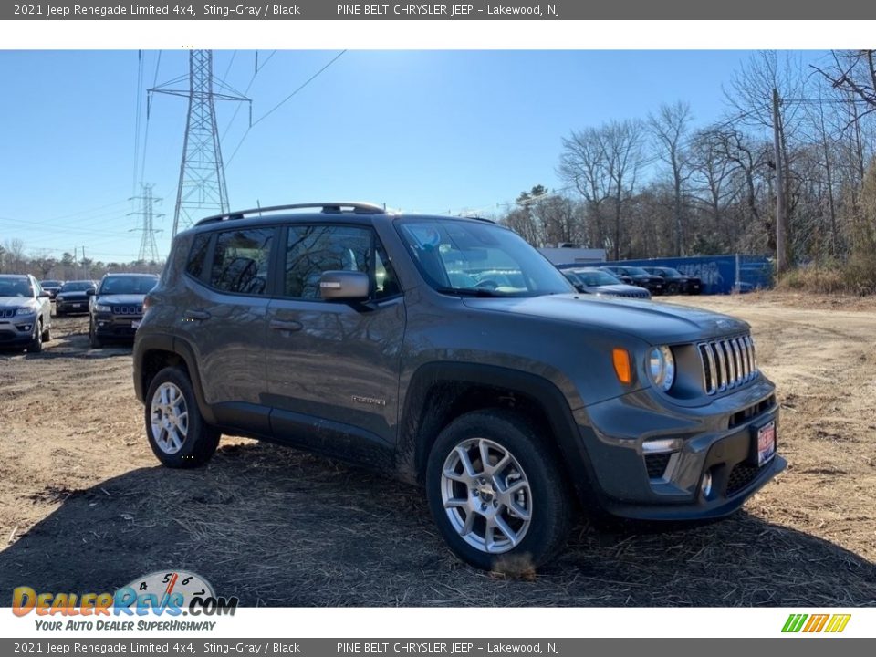 2021 Jeep Renegade Limited 4x4 Sting-Gray / Black Photo #1