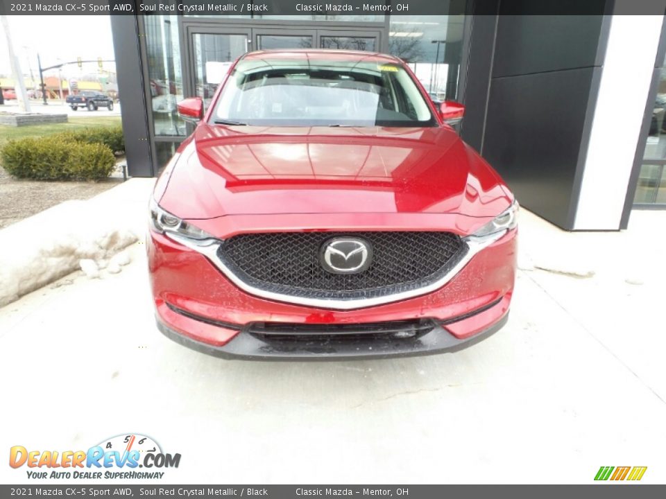 2021 Mazda CX-5 Sport AWD Soul Red Crystal Metallic / Black Photo #2