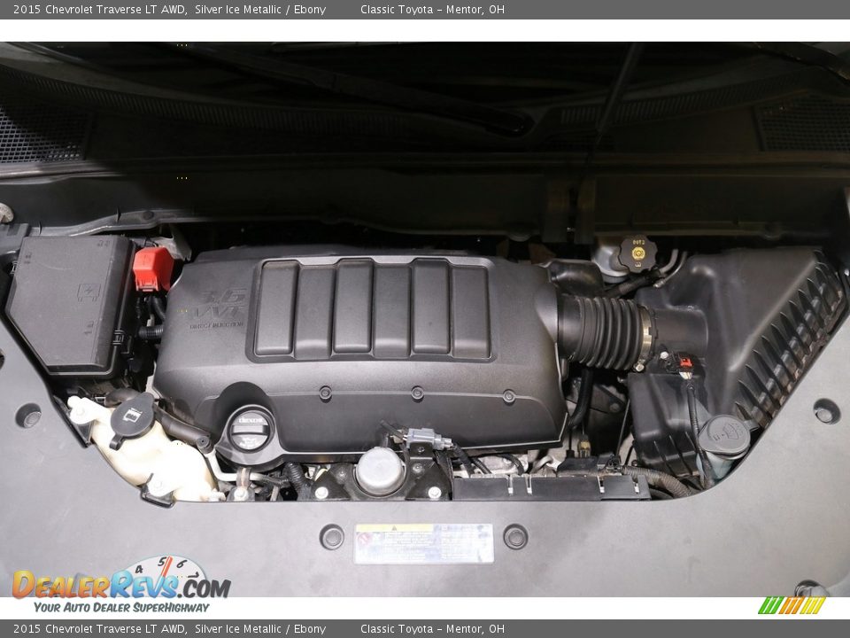 2015 Chevrolet Traverse LT AWD Silver Ice Metallic / Ebony Photo #21