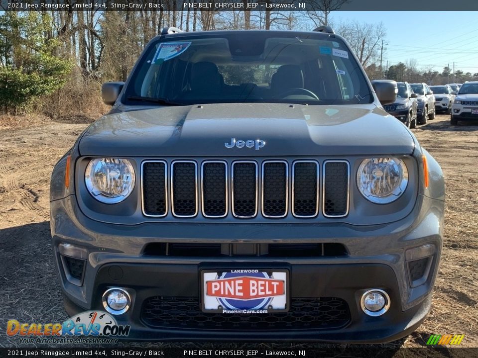 2021 Jeep Renegade Limited 4x4 Sting-Gray / Black Photo #2