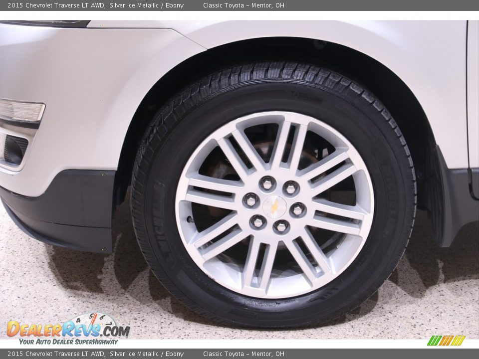 2015 Chevrolet Traverse LT AWD Silver Ice Metallic / Ebony Photo #22