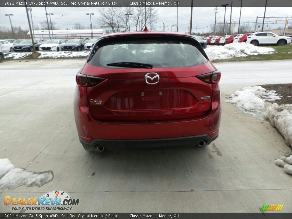 2021 Mazda CX-5 Sport AWD Soul Red Crystal Metallic / Black Photo #4