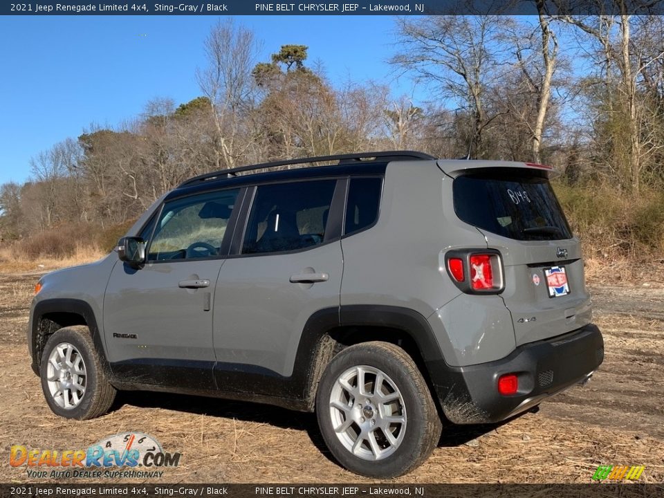 2021 Jeep Renegade Limited 4x4 Sting-Gray / Black Photo #4