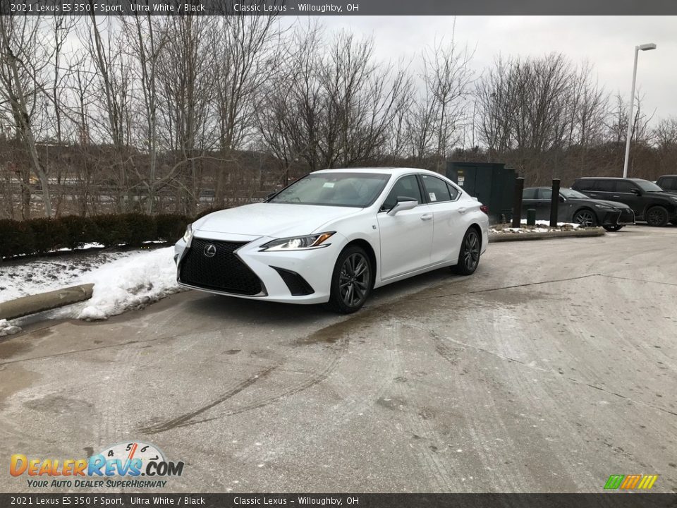 2021 Lexus ES 350 F Sport Ultra White / Black Photo #1