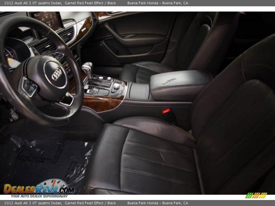 2012 Audi A6 3.0T quattro Sedan Garnet Red Pearl Effect / Black Photo #3