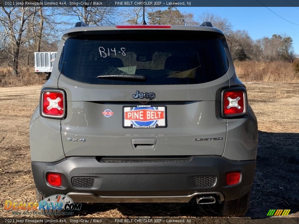 2021 Jeep Renegade Limited 4x4 Sting-Gray / Black Photo #5