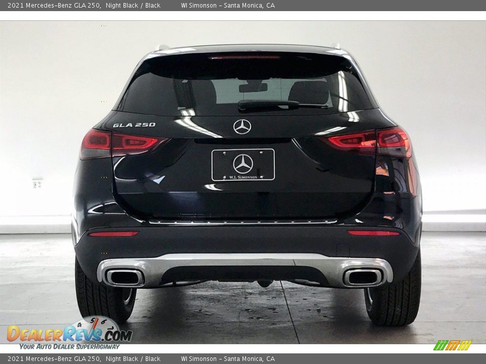 2021 Mercedes-Benz GLA 250 Night Black / Black Photo #3