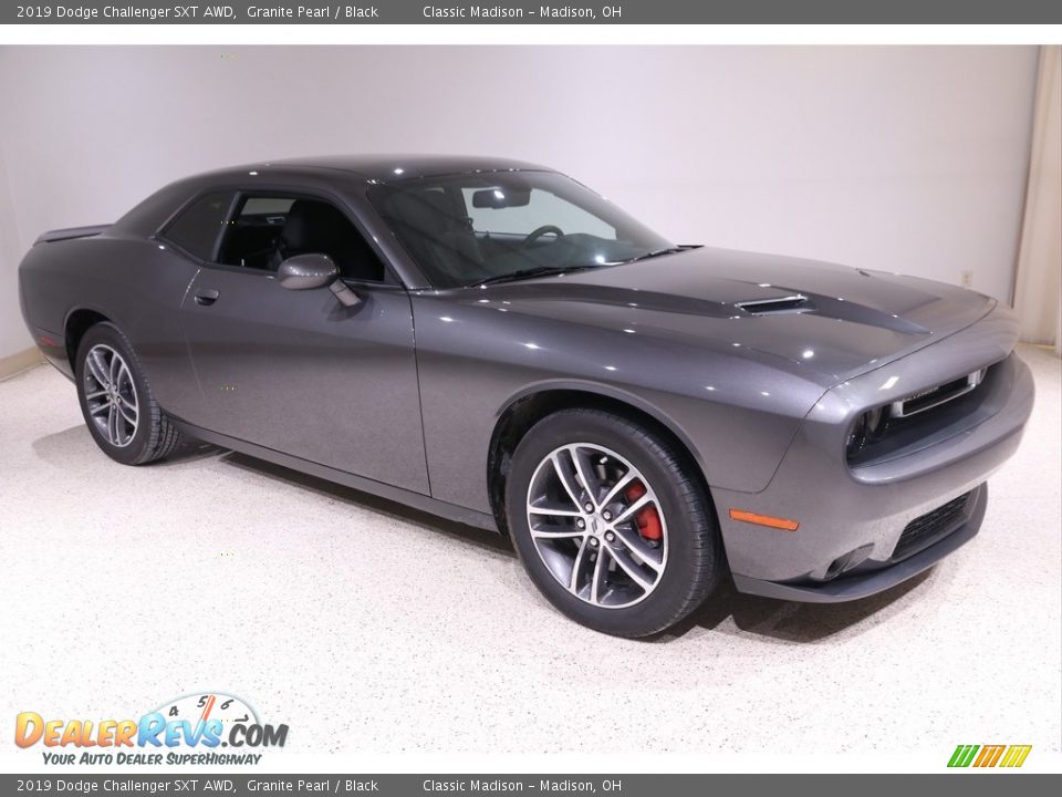 2019 Dodge Challenger SXT AWD Granite Pearl / Black Photo #1