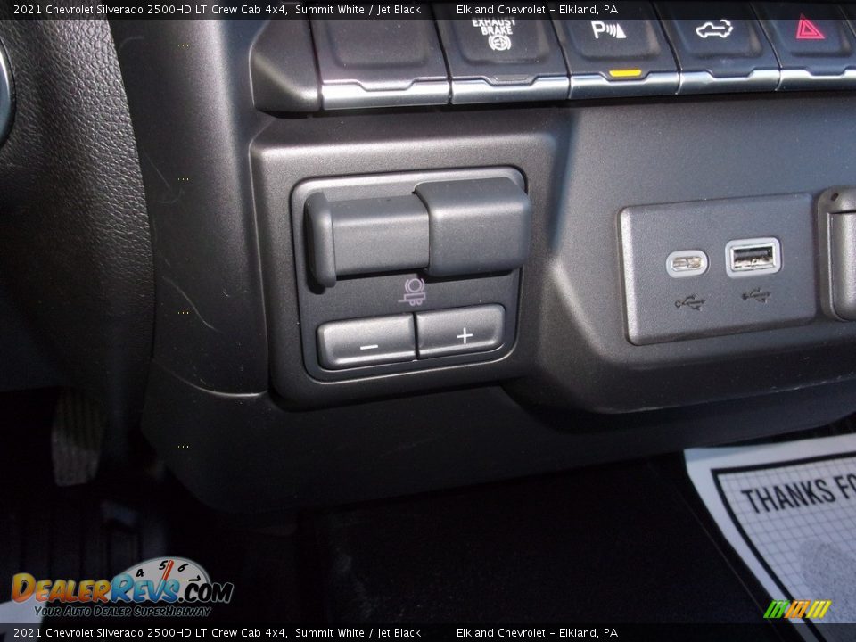 2021 Chevrolet Silverado 2500HD LT Crew Cab 4x4 Summit White / Jet Black Photo #27