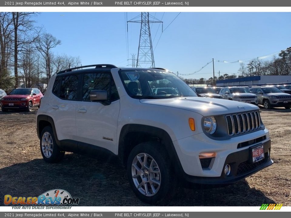 2021 Jeep Renegade Limited 4x4 Alpine White / Black Photo #1