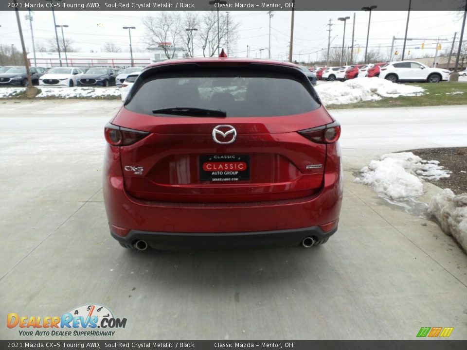 2021 Mazda CX-5 Touring AWD Soul Red Crystal Metallic / Black Photo #6