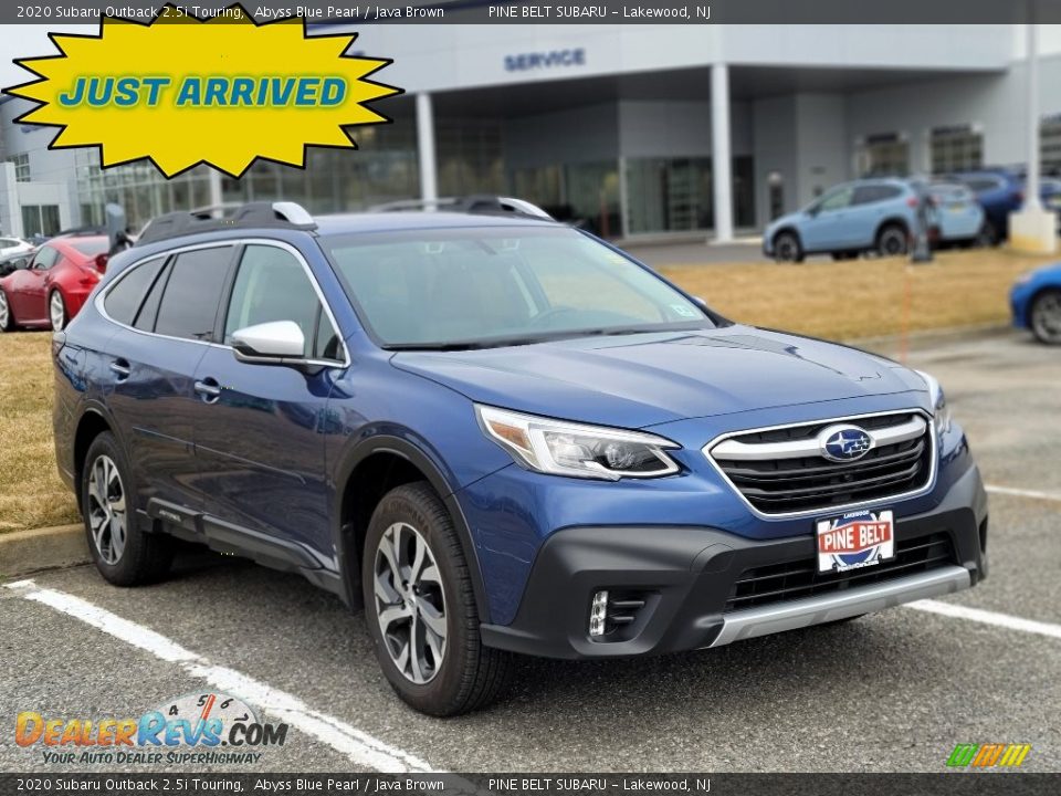 2020 Subaru Outback 2.5i Touring Abyss Blue Pearl / Java Brown Photo #1