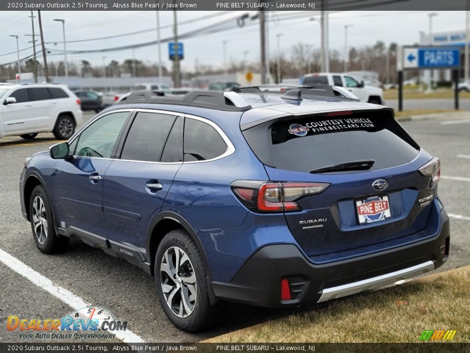 2020 Subaru Outback 2.5i Touring Abyss Blue Pearl / Java Brown Photo #4