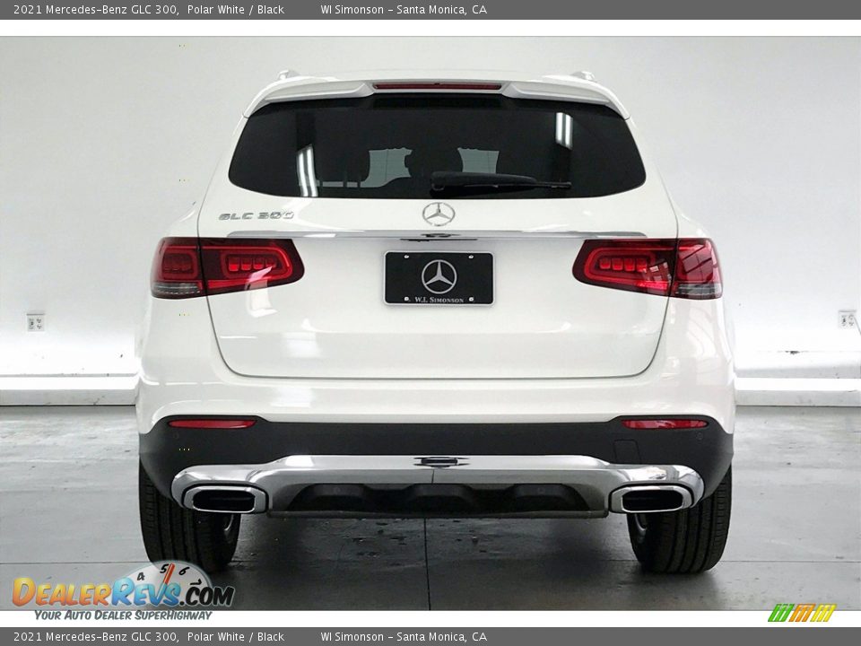 2021 Mercedes-Benz GLC 300 Polar White / Black Photo #3