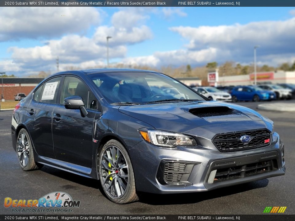 2020 Subaru WRX STI Limited Magnetite Gray Metallic / Recaro Ultra Suede/Carbon Black Photo #1