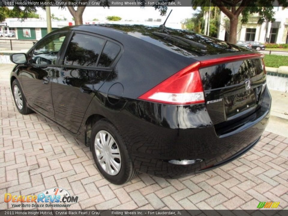 2011 Honda Insight Hybrid Crystal Black Pearl / Gray Photo #21