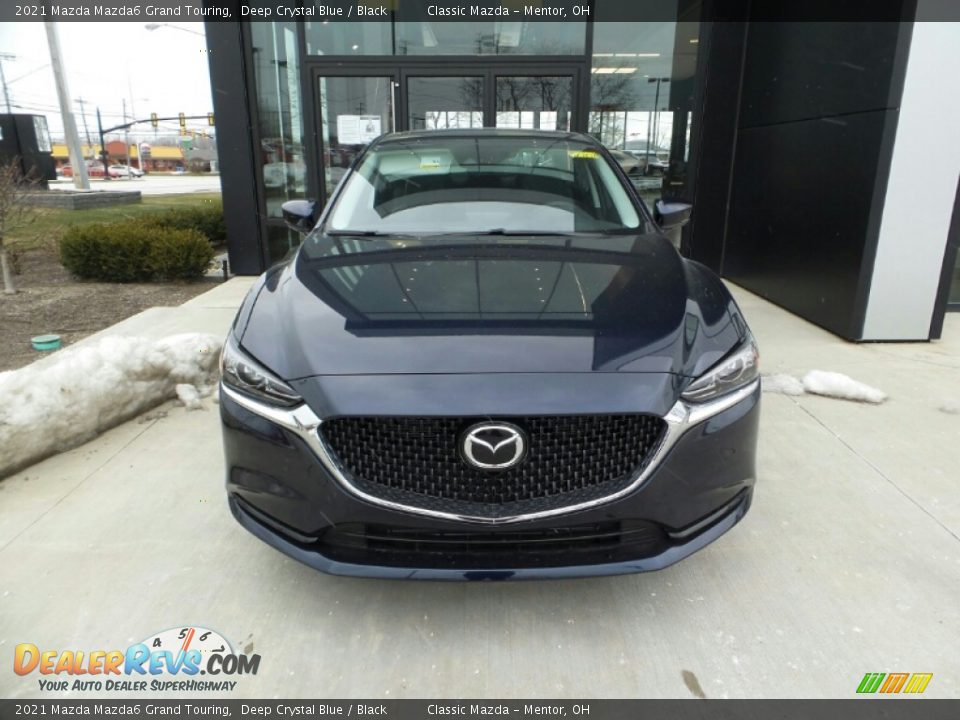 2021 Mazda Mazda6 Grand Touring Deep Crystal Blue / Black Photo #2