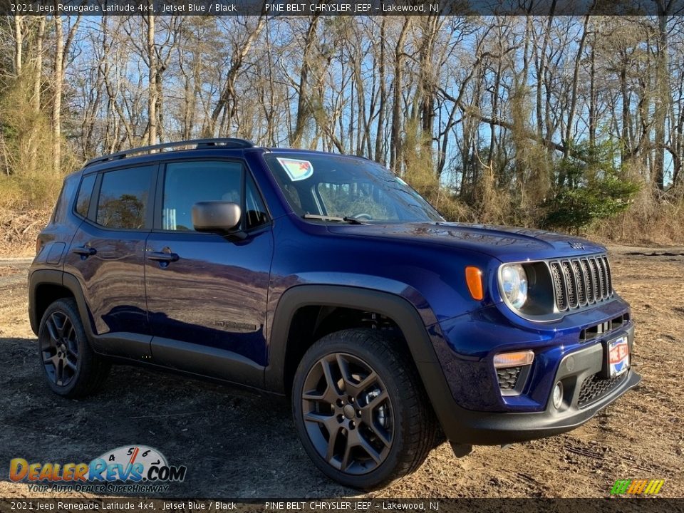 2021 Jeep Renegade Latitude 4x4 Jetset Blue / Black Photo #1