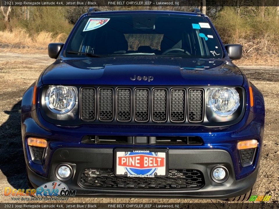 2021 Jeep Renegade Latitude 4x4 Jetset Blue / Black Photo #3
