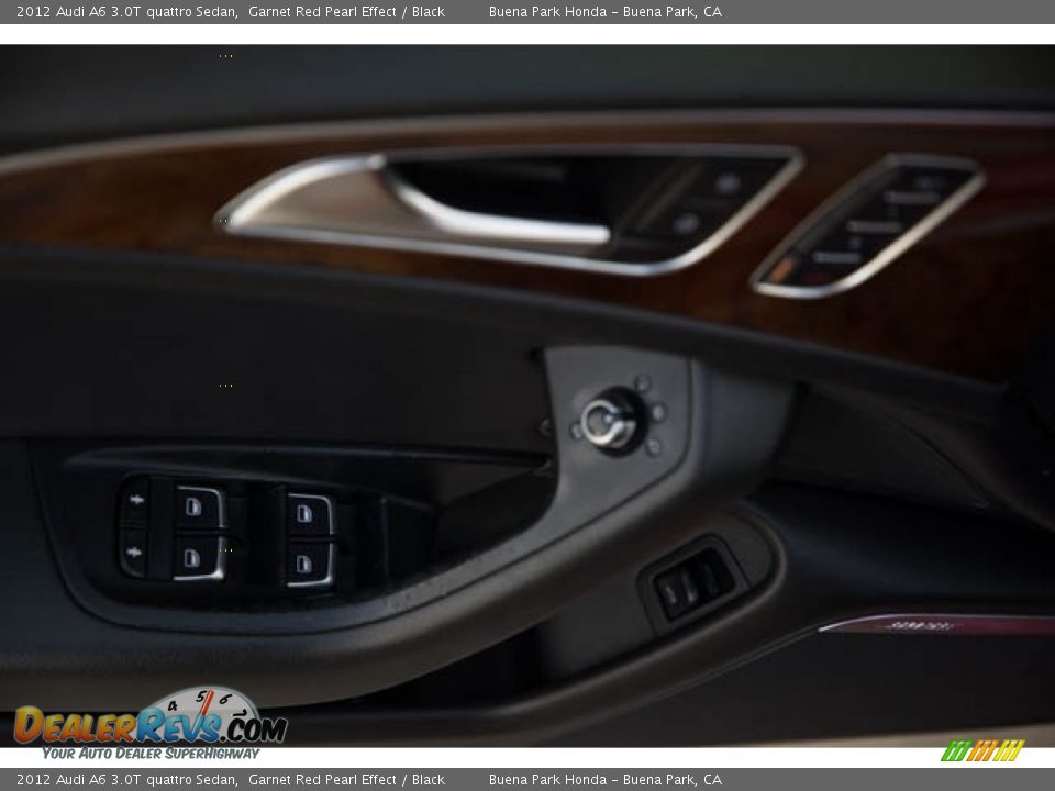 2012 Audi A6 3.0T quattro Sedan Garnet Red Pearl Effect / Black Photo #29