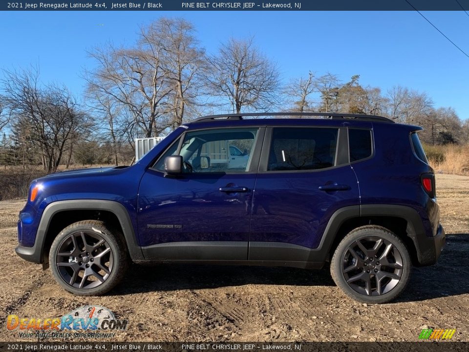 2021 Jeep Renegade Latitude 4x4 Jetset Blue / Black Photo #4