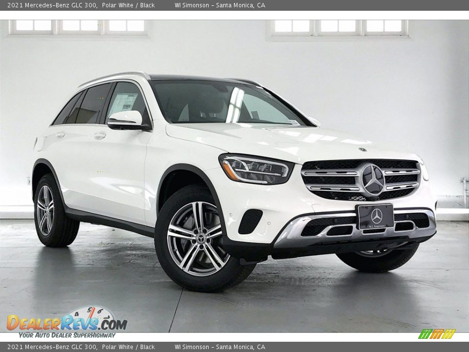 2021 Mercedes-Benz GLC 300 Polar White / Black Photo #12