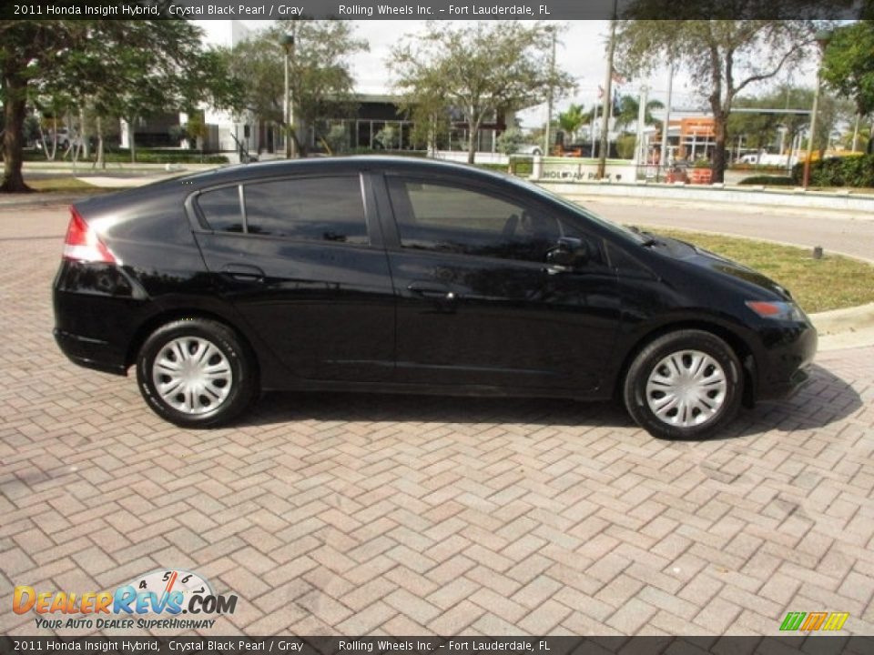 2011 Honda Insight Hybrid Crystal Black Pearl / Gray Photo #32