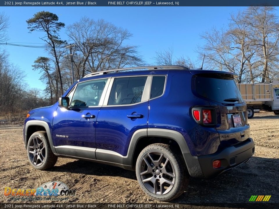 2021 Jeep Renegade Latitude 4x4 Jetset Blue / Black Photo #6